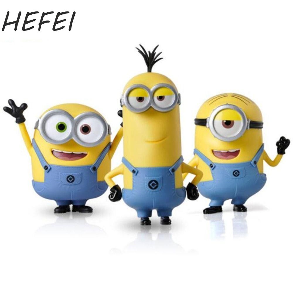 Minion Nhân Vật Hành Động, Kevin Bob Stuart Big Eye Minion Đồ Chơi Mô Hình, Trang Trí Nhà Búp Bê Pvc