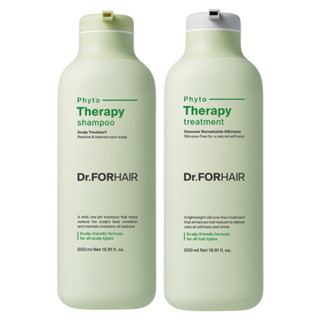  Dr.FORHAIR Phyto Therapy Scalp Shampoo & Conditioner 500ml 