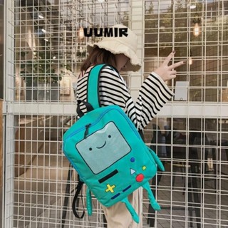 UUMIR Ba lô, Túi du lịch họa tiết bảng điều khiển trò chơi bằng vải Canvas, Túi đi học màu xanh thiết kế Robot