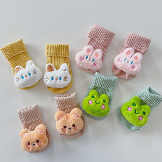 Hoạt Hình Động Vật Cho Bé Tất Thoáng Khí Cotton Mềm Mại Sơ Sinh Bé Trai Bé Gái Tất Thoải Mái Chống Trơn Trượt Cho Trẻ Sơ Sinh Tầng Tất
