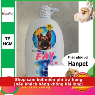 Hcm-dầu tắm chó mèo fay 5* 800ml sữa tắm cho chó