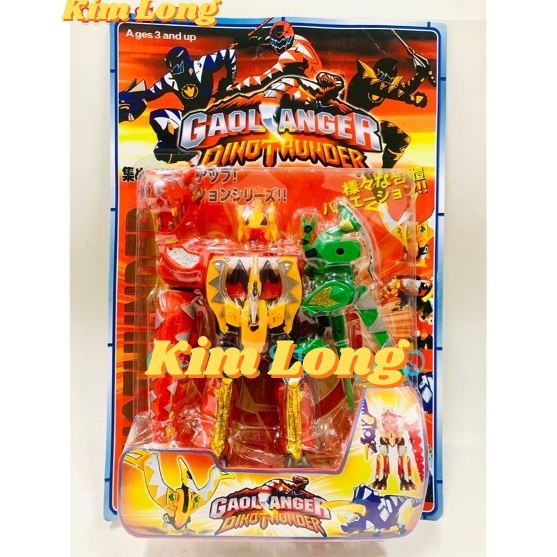 Vỉ đồ chơi lắp ráp siêu nhân Gao Angle DINO- có sẵn