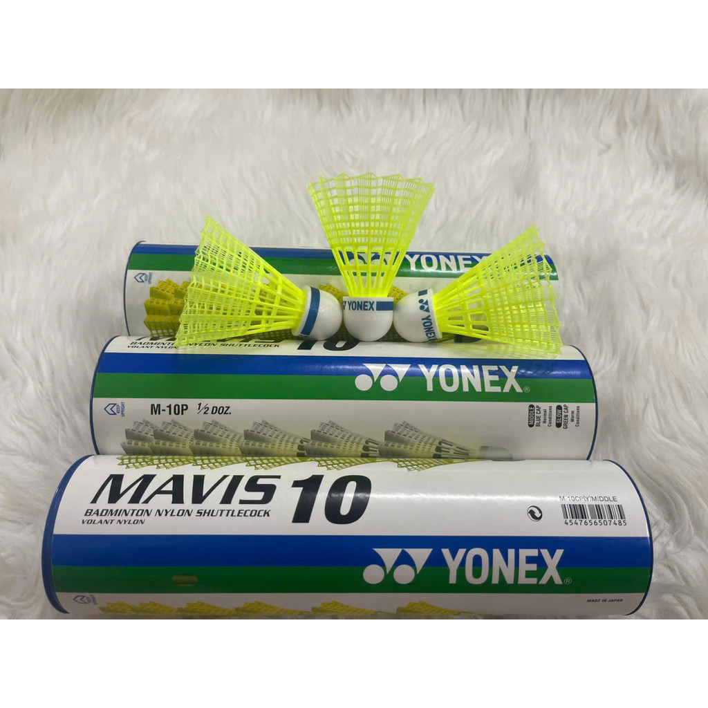 [Chính hãng] [Ảnh thật]  Cầu nhựa Yonex Mavis 10 - hộp 6 quả