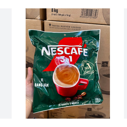  NESCAFE 3in1 RANG XAY ĐẬM VỊ CÀ PHÊ Túi 46 gói x17g Date New 2026 