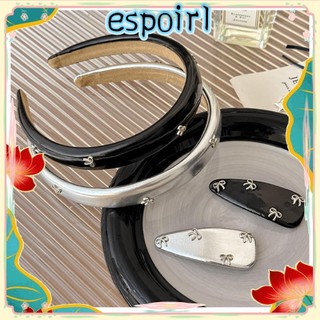 Dây buộc tóc ESPOIR, Kẹp tóc toàn bộ Cortex, Nơ dễ thương thời trang Màu sắc ngọt ngào Y2k Side Bangs Clip Quà tặng