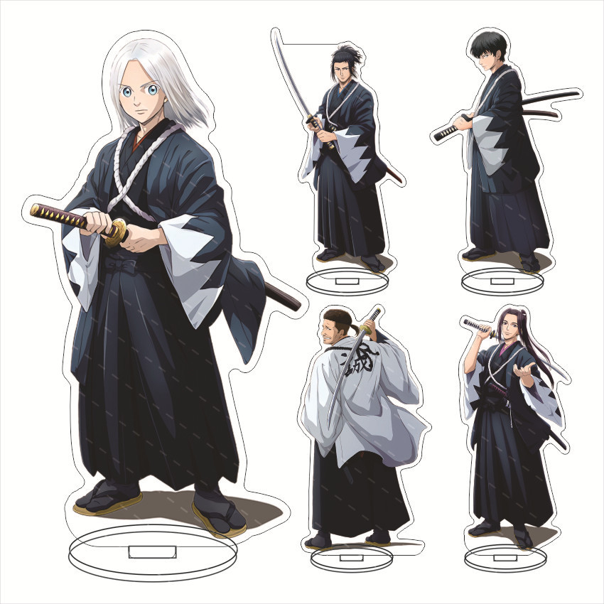 Những con sói xanh của Mibu Sói xanh của Mibu Đồ trang trí acrylic Neo Kondo Saito Ichi Okita Okita 