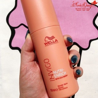 Xả khô (sữa dưỡng) tăng cường dưỡng chất Wella INVIGO Nutri Enrich Wonder Balm 150ml 