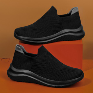 Size35-45 Siêu Thoải Mái slip on Nam Giày flyknit Loafers Giày Nhân Quả Cho Nữ Nam