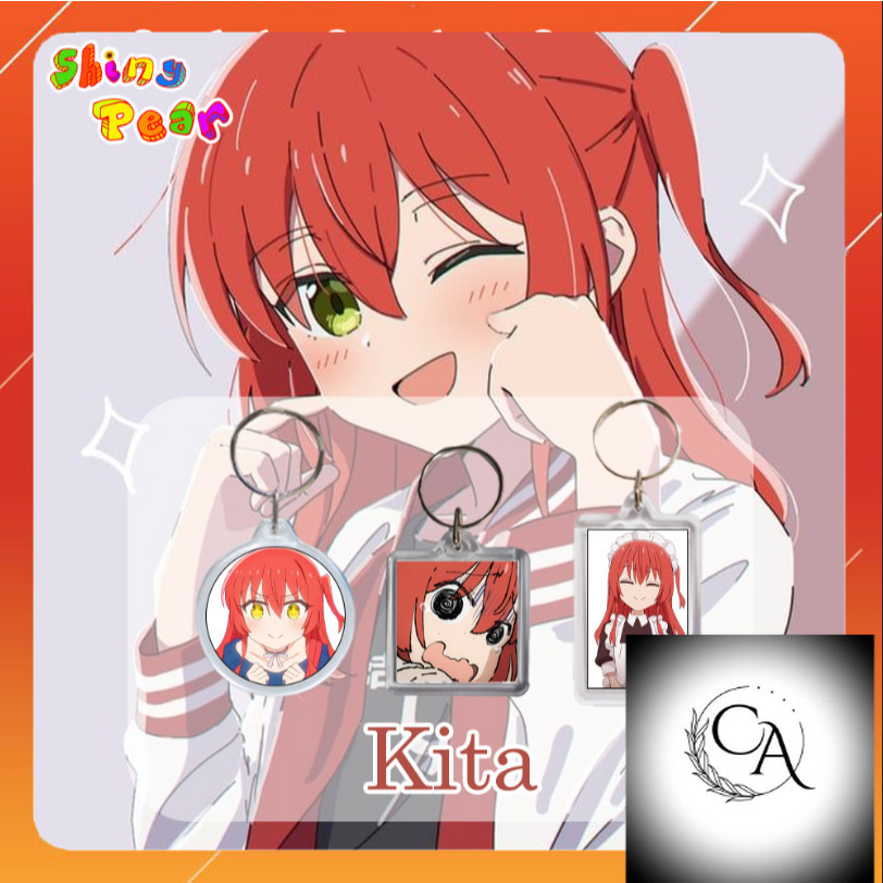 [Bocchi The Rock] - Móc khóa / Móc chìa khóa Ikuyo Kita / Kita anime Bocchi The Rock làm quà tặng tr