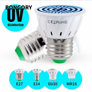 BONGORY Đèn Led Tia Cực Tím E27 E14 MR16 GU10 UV Chăm Sóc Sức Khỏe