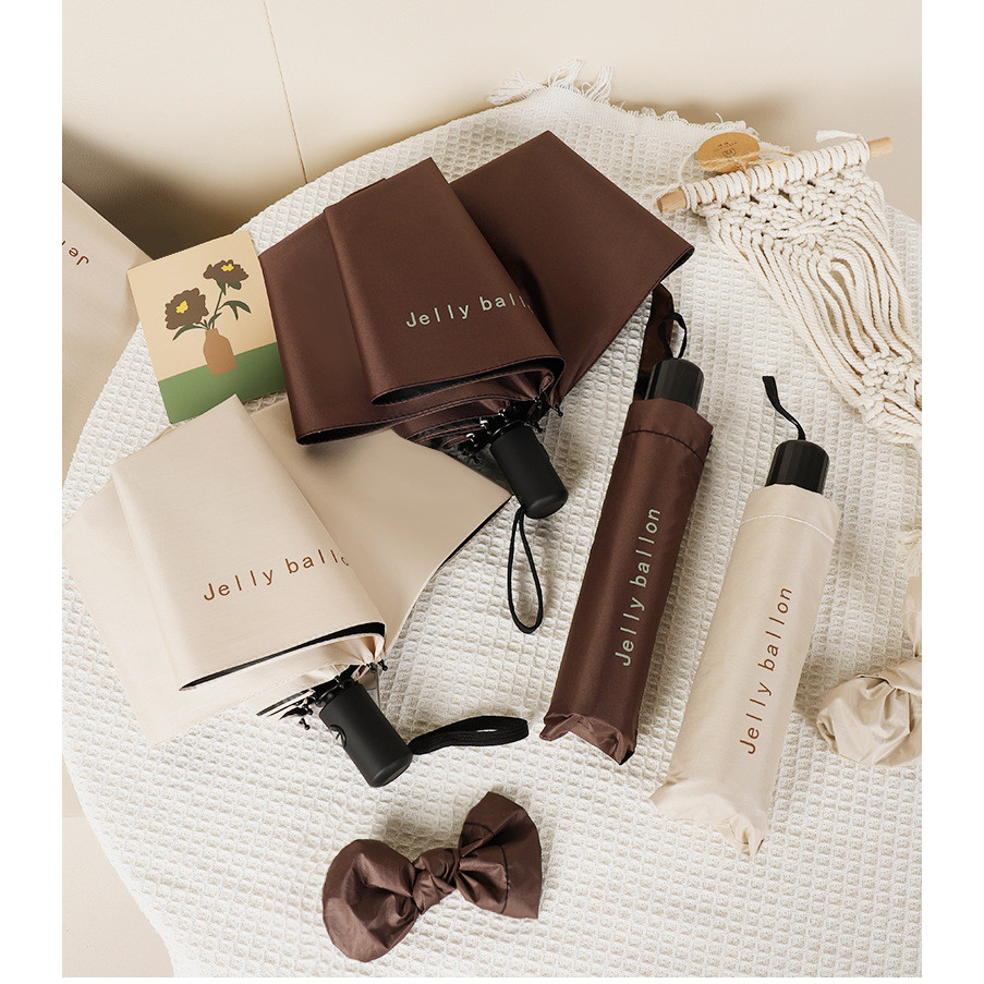 Ô che nắng cao cấp - CON Ô dù che mưa nắng cầm tay tự động 2 chiều đóng mở，Ô dù che nắng mini UPF40+