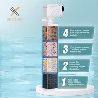 RRLNMD Máy bơm lọc bể cá 3 trong 1 Im lặng Bể cá chìm Máy sục khí oxy không khí Máy bơm không khí Bể cá Máy bơm nước Máy tạo sóng MỚI