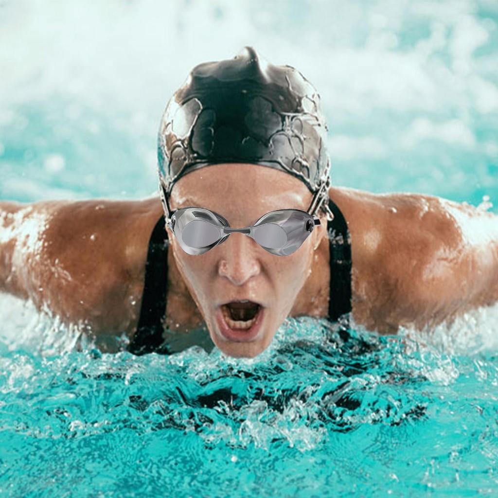 Pool Goggles Electroplating Swim Goggles for Kids Anti Fog Surfing Eyeglasses Eye Protection Glasses