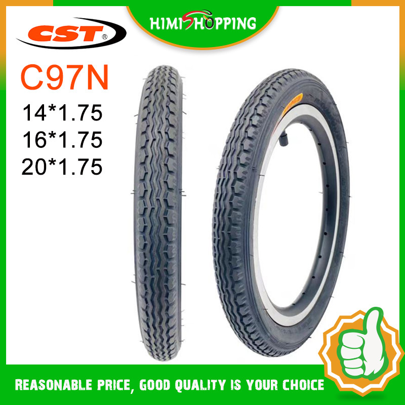 1 Lốp CST Lốp Xe Đạp Lốp Xe Đạp 14 inch Lốp Xe Đạp 14 * 1.75 16 * 1.75 20 * 1.75 Lốp Ngoài Chống Trơ
