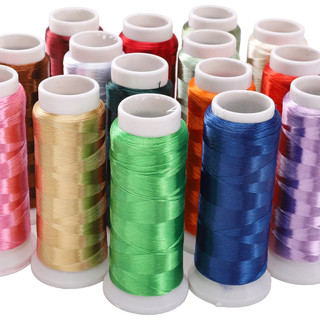 Beadia 1200m / cuộn Polyester Thêu Nhung Hoa Chủ Đề Cho DIY Chất Liệu Gói Handmade Sở Thích Cuộc Sống Gia Đình Quần Áo Phụ Kiện