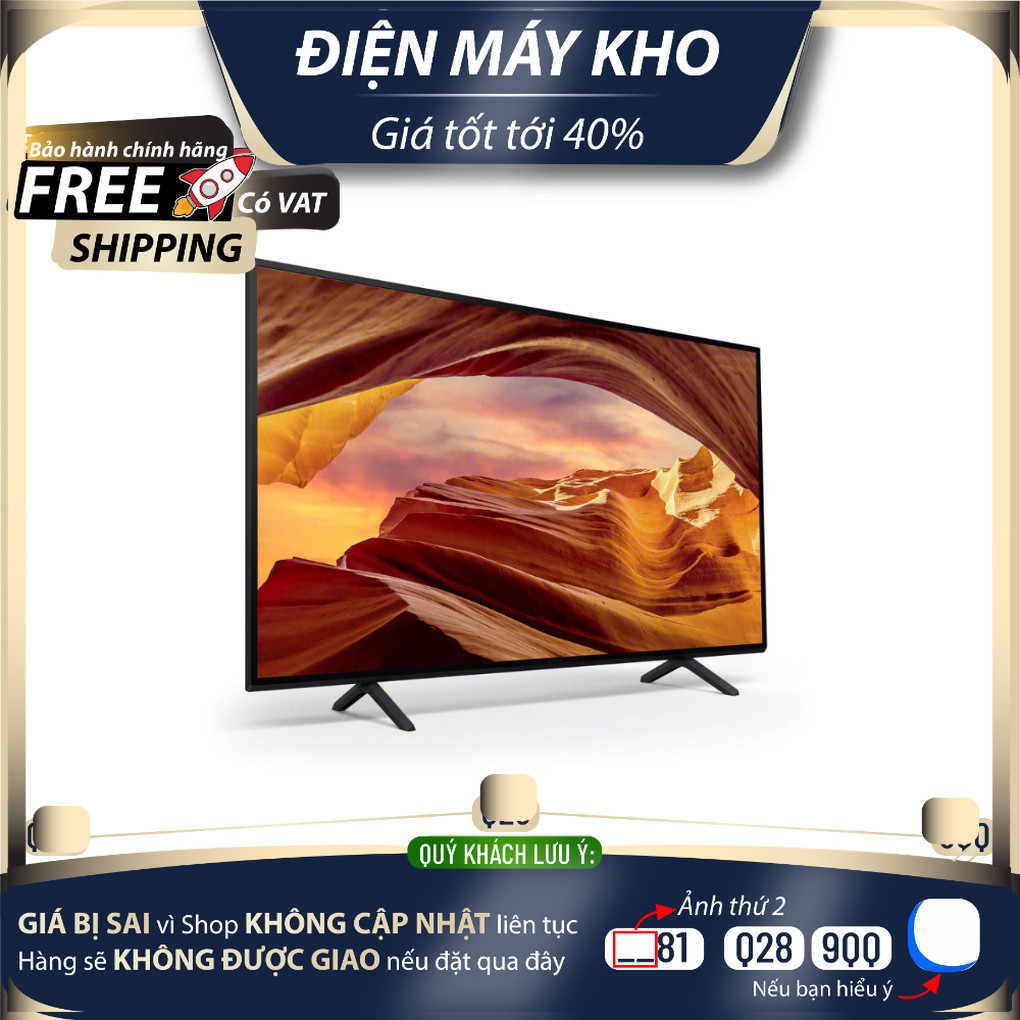 Tivi Sony 43 inch KD-43X77L – Mới 2023, Bảo hành chính hãng 24 tháng DMK