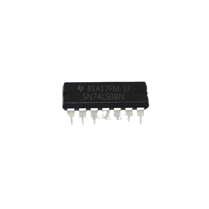 74LS08 SN74LS08N HD74LS08P DIP-14 Chip đầu vào và cửa 4 chiều 2