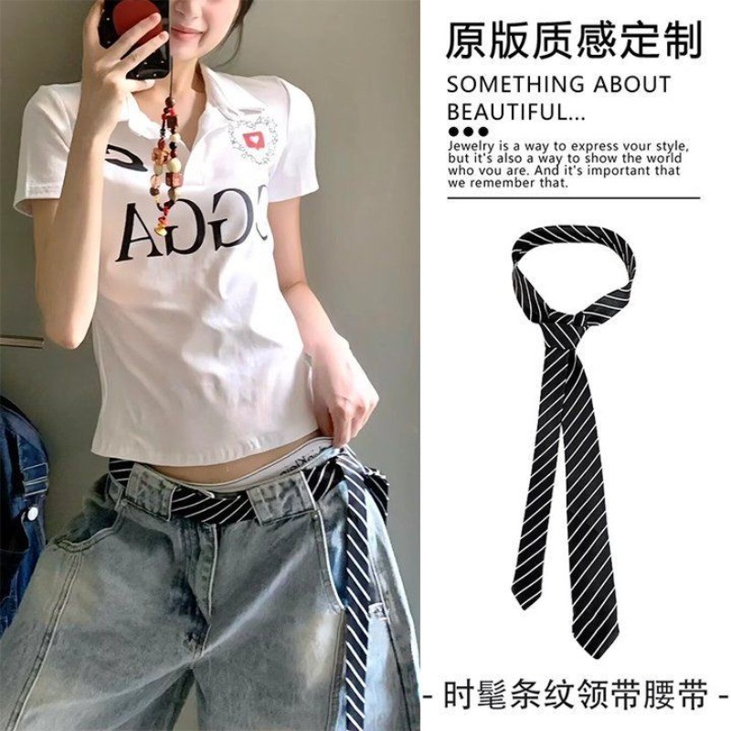 Thắt lưng phong cách Hàn Quốc với thiết kế phù hợp