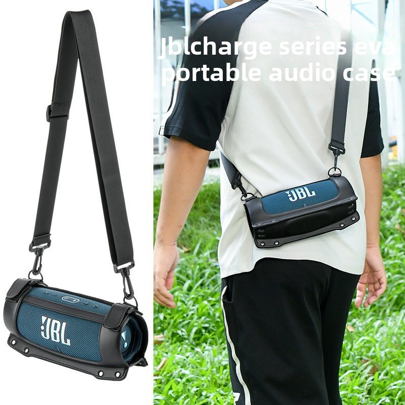 Thích hợp cho JBL Charge4 / 5 / 5 Phiên bản WiFi PU một vai Loa EVA Vỏ bảo vệ sóng xung kích Vỏ âm t