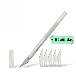  Dao Cắt Washi Tape Tỉa Sticker Dụng Cụ Dán Bullet Journal Tiện Lợi Kèm 6 Lưỡi Dao  Thông tin sản phẩm: - Loại s 