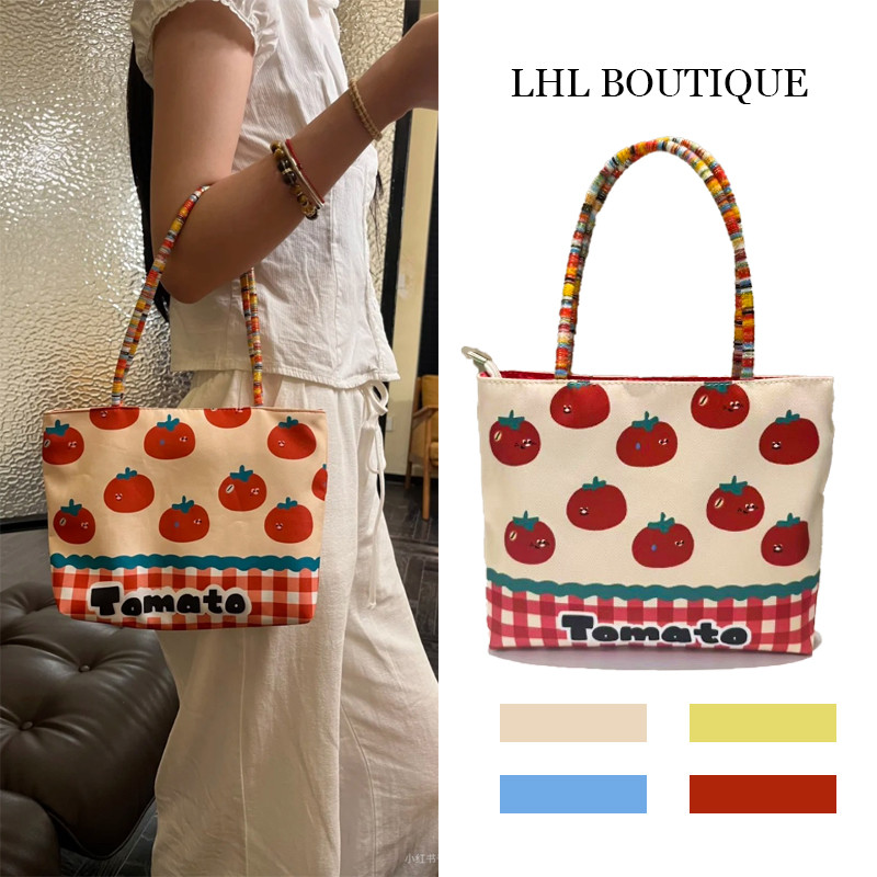 LHL BOUTIQUE  túi xách nữ vải canvas ,đáng yêu ,túi size to sang chảnh,coquette bag