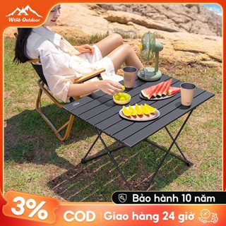 bàn gấp gọn camping,dã ngoại cắm trại ngoài trời ,bàn xếp gấp gọn du lịch bằng hợp kim cacbon sơn tĩnh điện