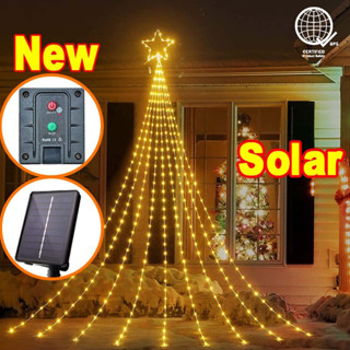  Ligyetor Cây Thác Nước Dây Đèn Trang Trí Giáng Sinh Ngôi Sao Dây Đèn Cho Cổ Tích Icicle Ánh Sáng Cho Vườn Đám Cưới 