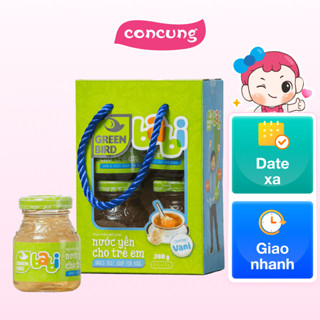 Nước yến sào cho trẻ em Green Babi hương Vani 72g (Lốc 4)