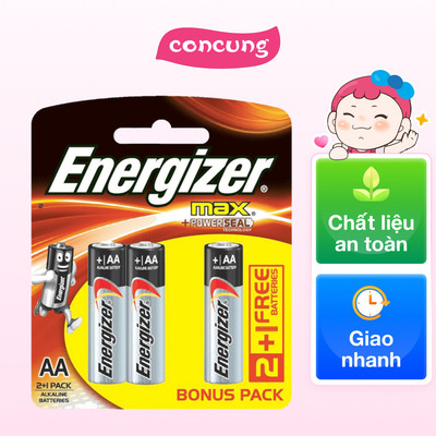 Pin Energizer Max AA E91BP2+1 (vỉ 2+1)