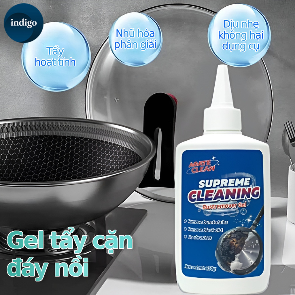 Chất tẩy rửa đáy nồi 250g,Bột Tẩy Rửa Xoong Nồi,Tẩy đa năng tẩy cặn canxi,Tẩy Dầu Mỡ Nhà Bếp,chất tẩ