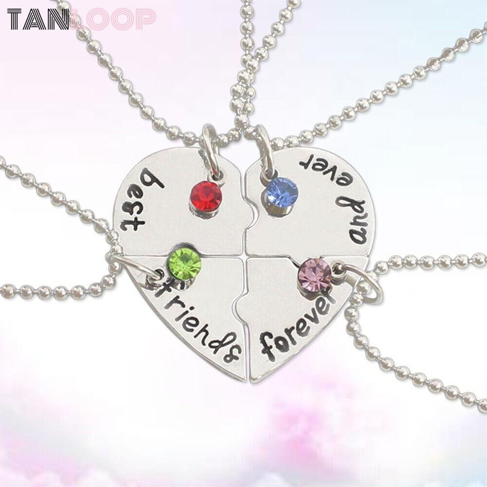 TANLOOP 4 Bff Người bạn thân nhất Vòng cổ người bạn sáng tạo