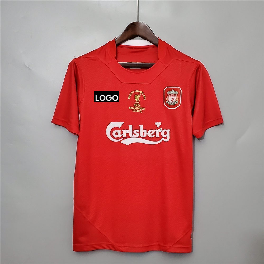 Áo Bóng Đá Cổ Điển Sân Nhà Liverpool Mùa Giải 2004/2005 - Dành Cho Người Hâm Mộ Gerrard