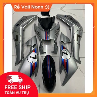  Full bộ nhựa bạc dán sẵn Tem số 7 candy cho xe điện xmen   có mix màu  