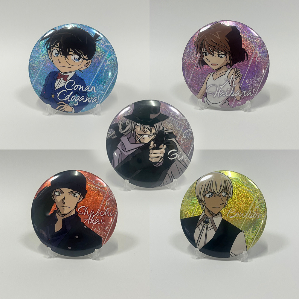 【Fast shipping】huy hiệu conan thám tử Anime Detective figure Merch Mori Ran amuro tooru Cute standee