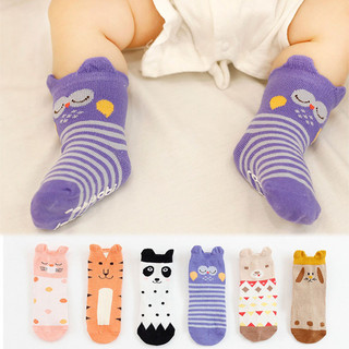 Tất hoạt hình dễ thương cho bé Tất sàn chống trượt cho trẻ sơ sinh