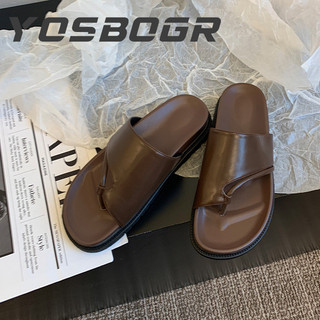 YOSBOGR  dép sandal nữ dép bánh mì nữ dép bánh mì Chống Trượt Đẳng cấp Phong cách Đường may tỉ mỉ Đẹp mắt Đa dạng Chất lượng cao FDL2460OBP 28Z240708