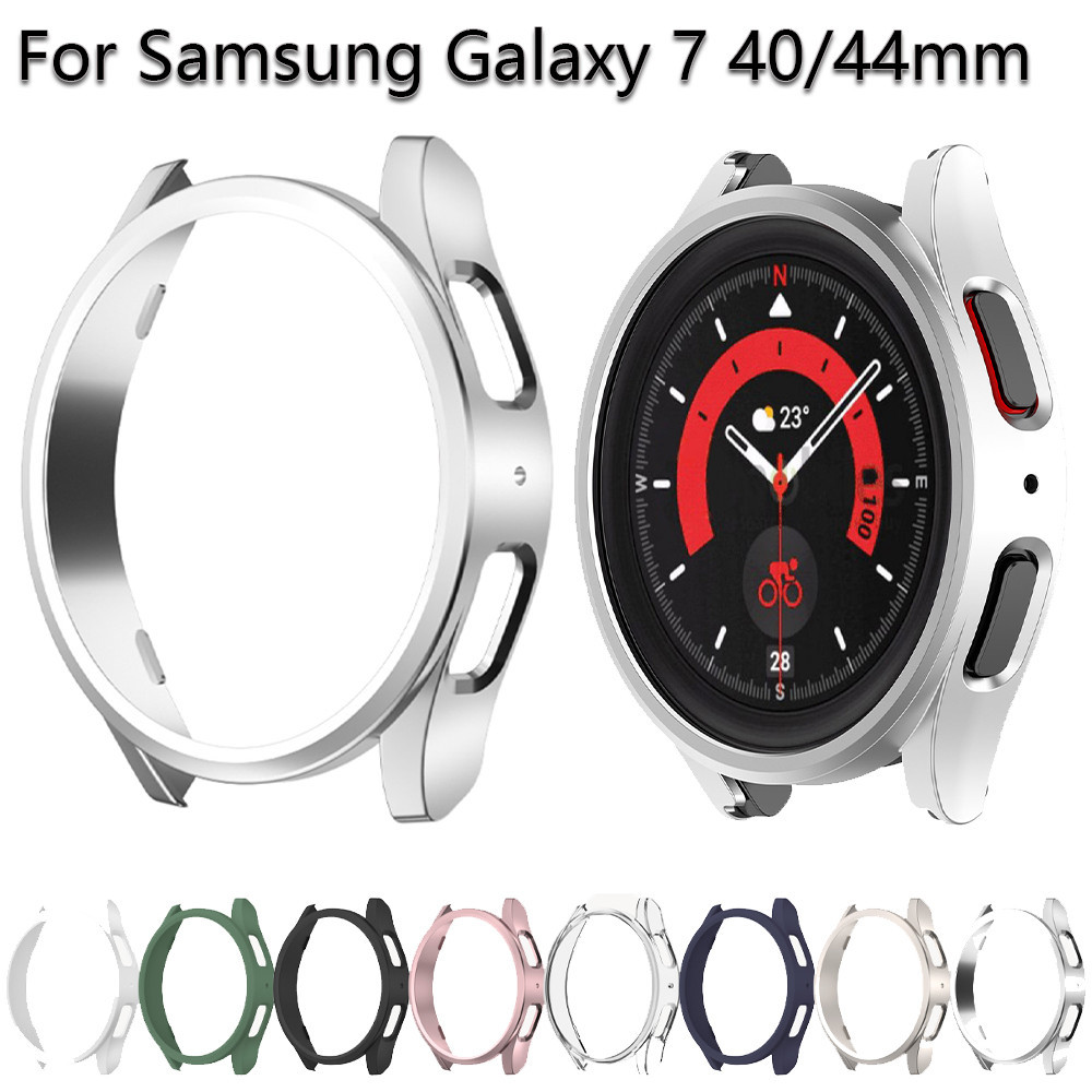 Ốp Lưng Cho Samsung Galaxy Watch 7 40mm 44mm Matte Cover Bảo Vệ Rỗng Ốp Lưng Cho Galaxy Watch 7 Smar