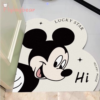 Flyingbear Gió Bắc Âu Mickey tảo cát bùn hút mạnh phòng tắm sàn mềm thảm vệ sinh nhà vệ sinh lối vào thảm cửa hình đặc biệt miếng lót chân sao chép