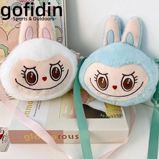 Túi đeo vai GOFIDIN, Túi đeo chéo Labububupu hoạt hình búp bê, Túi đeo chéo POP MART dung tích lớn sang trọng Quà tặng