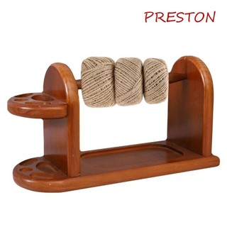 Preston Chỉ May Giá, Dụng Cụ Đan Ống Giá Đỡ Sợi Bóng Giá Đỡ, Xoay Kệ Gỗ Tổ Chức Xoay Dệt Len Ball Winder Móc Cung Cấp