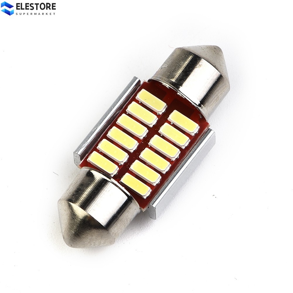 [Elect] Bóng đèn LED 31MM C5W C10W Siêu sáng 4014 Đèn đọc sách nội thất ô tô Đèn Doom