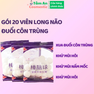 Long não thơm đuổi côn trùng, long não đuổi chuột, long não đuổi gián, băng phiến đuổi côn trùng, băng phiến đuổi gián