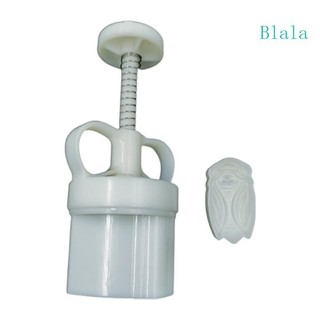 Blala 30g Khuôn Bánh Trung Thu Nhựa Dễ Thương Hình Cicada Tem Bánh Trung Thu Khuôn Bánh Trung Thu Cho Trung Thu Lễ Hội Nướng Bánh Trung Thu