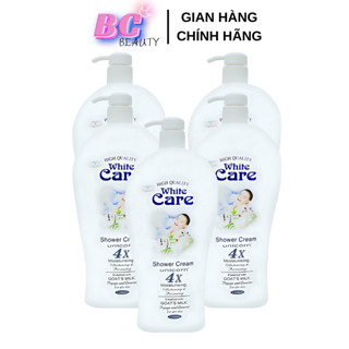 (ComBo 5 Chai) Sữa tắm dê White care 9x chai 1200ml, Sữa tắm dê hương nước hoa thơm lâu. !