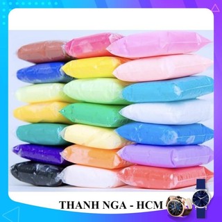 đất sét nhật hàng loại đẹp mầu Nguyên liệu làm slime , đất nặn siêu nhẹ 36 màu