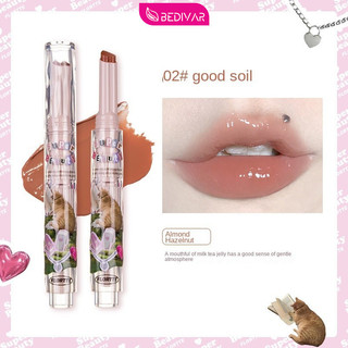 Son FLORTTE Loria Strange Meria Solid Lip Gloss First Kiss Love Stick Lipstick Mois Lip Gloss Day Giao hàng