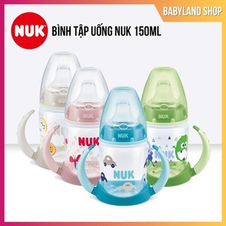 Bình tập uống nước NUK PP 150ml - cốc tập uống nước cho bé