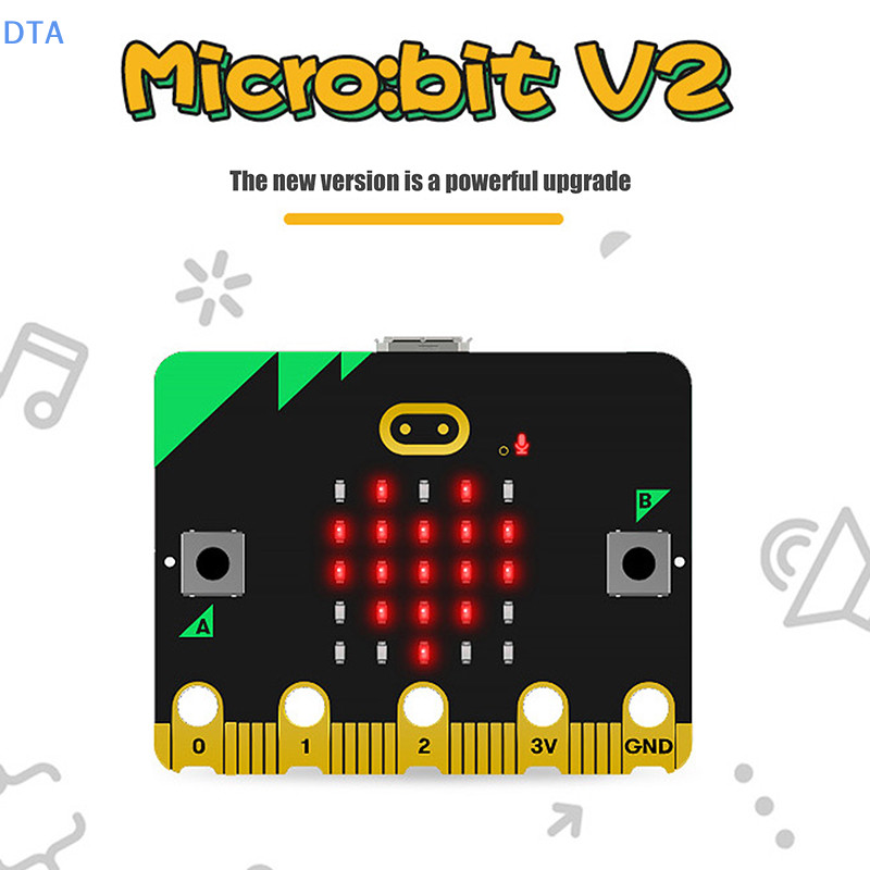 Dta Micro: Bit V2 Micro Bit Go Edition BBC Microbit Dành Cho Trẻ Em DIY Ban Phát Triển BBC Microbit 