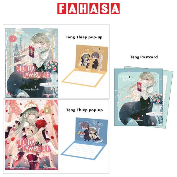 Sách Bộ Sách Cecilia & Lawrence - Tập 9 + Tập 10 (Bộ 2 Tập) - Tặng Kèm 2 Thiệp Pop-Up + 1 Postcard