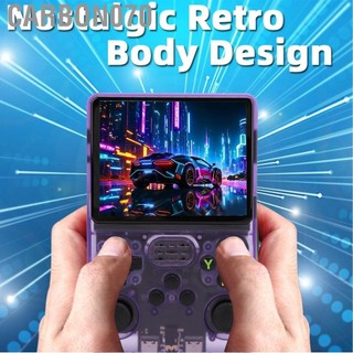Carbon070 Retro Máy Chơi Game Trong Suốt Tím Dual 3D Cần Điều Khiển Chơi Game RK3326 CPU DDR3L 1GB Màn Hình IPS 3.5 Inch Với Cáp USB dành Cho Du Lịch